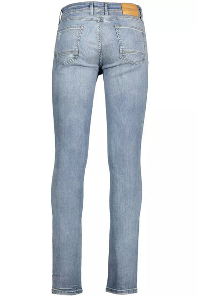 Light Blue Cotton Jeans & Pant