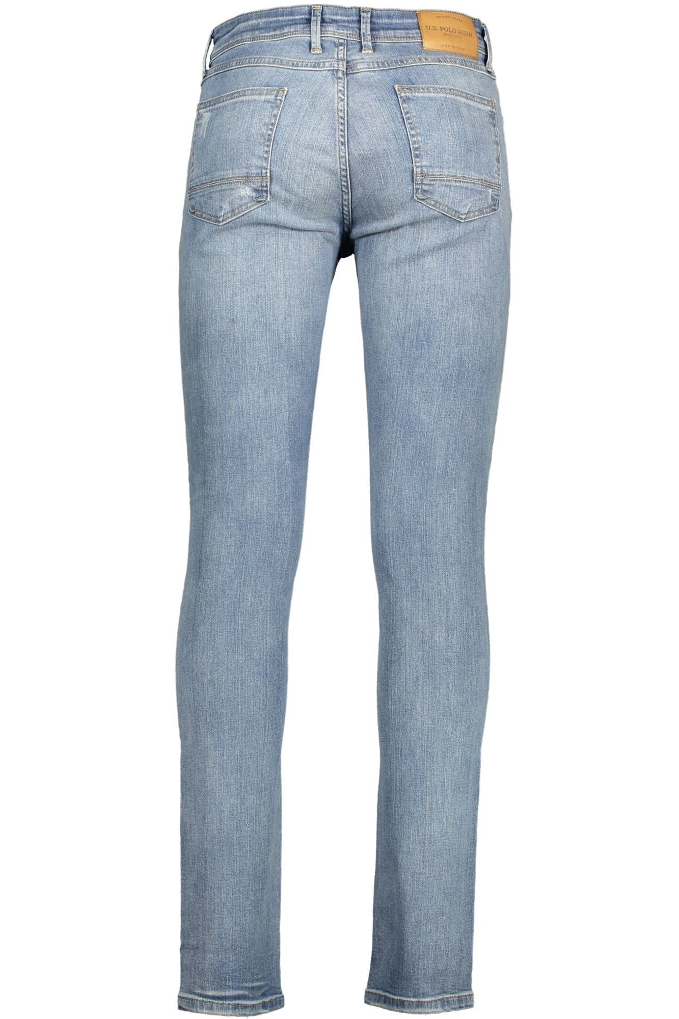 Light Blue Cotton Jeans & Pant