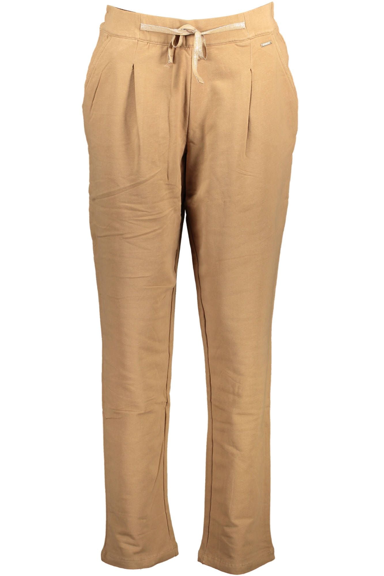 Brown Cotton Jeans & Pant