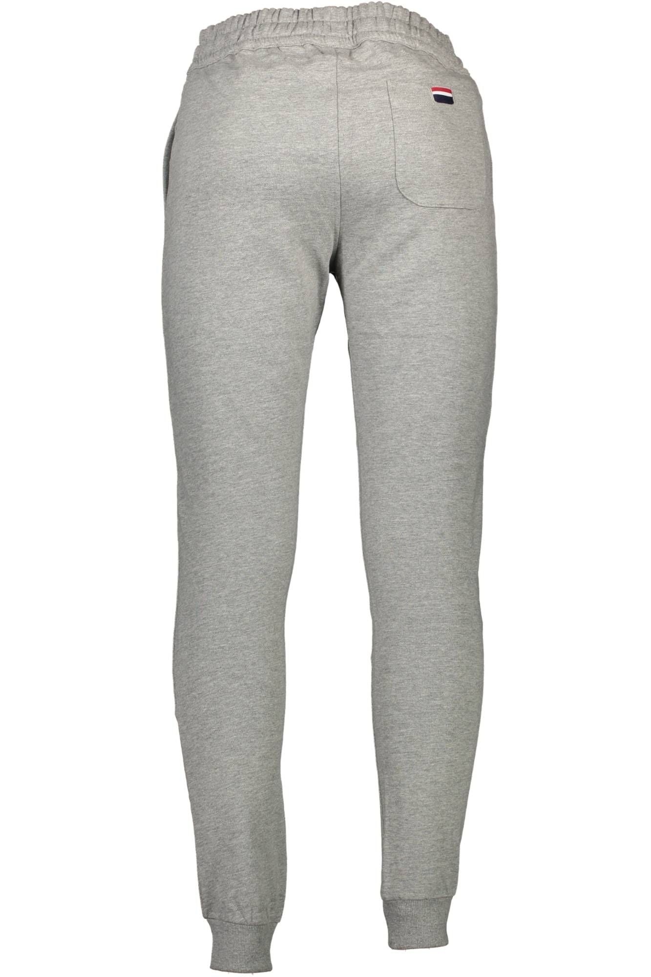 Gray Cotton Jeans & Pant