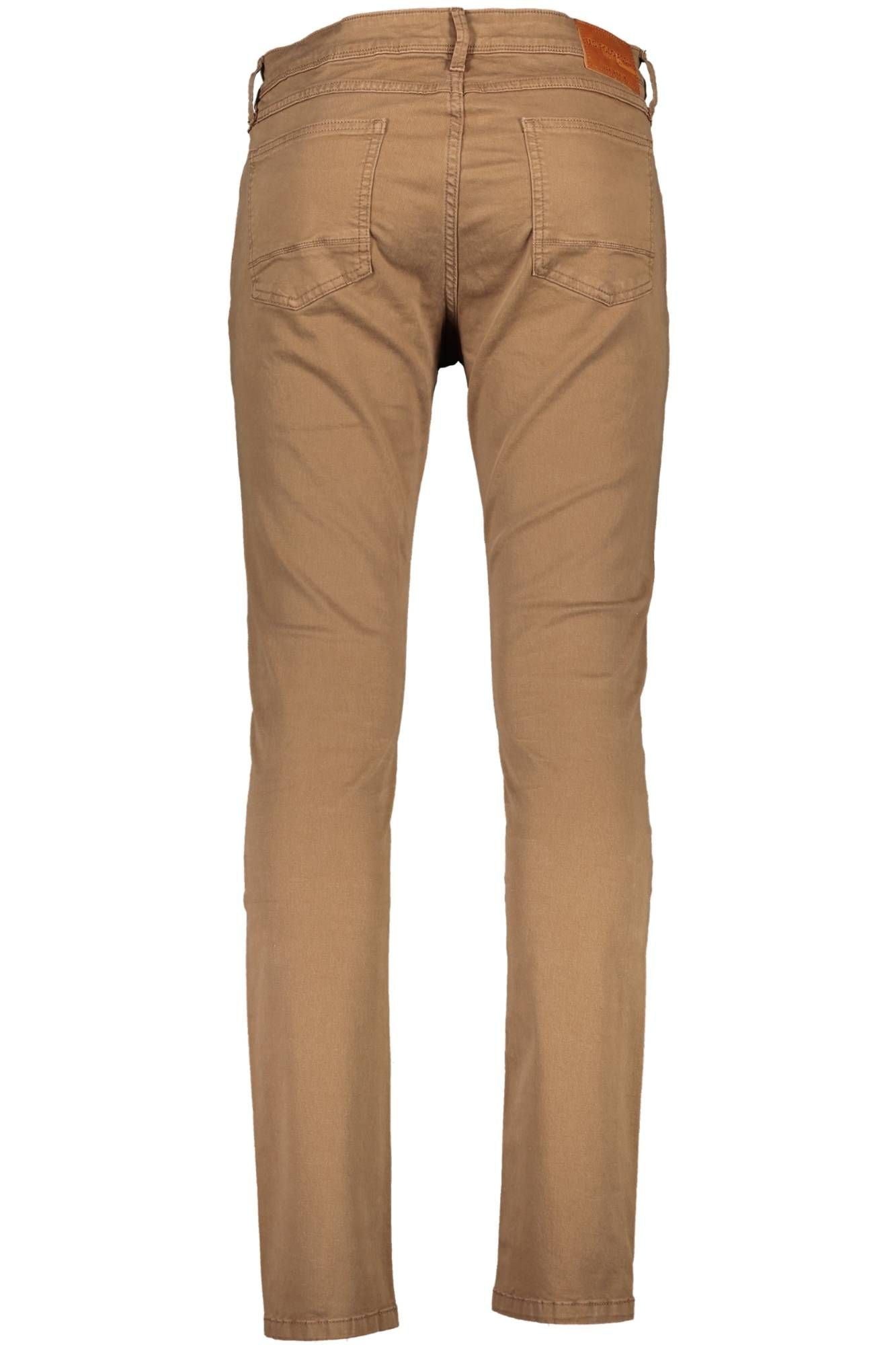 Brown Cotton Jeans & Pant