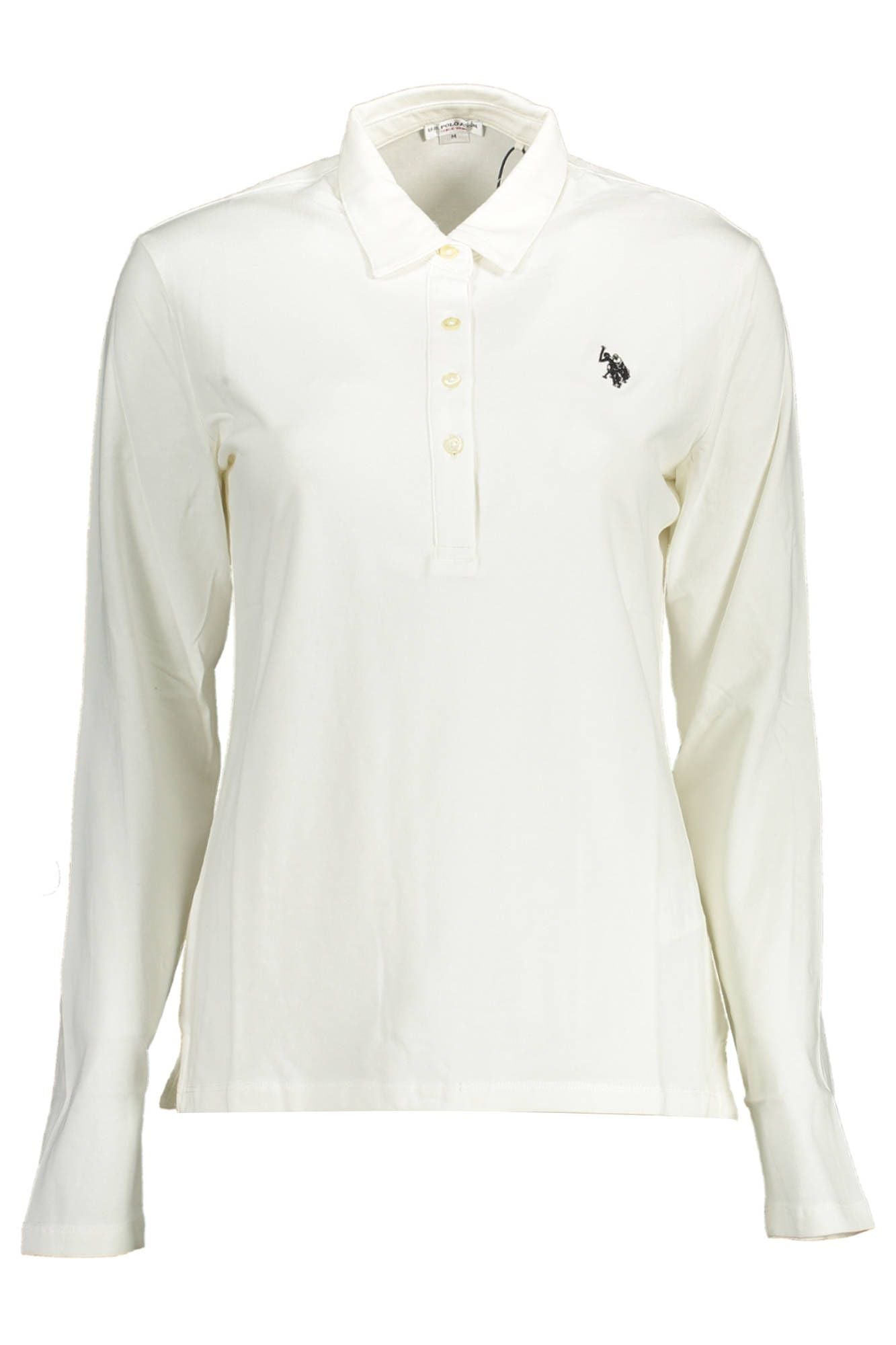 White Cotton Polo Shirt