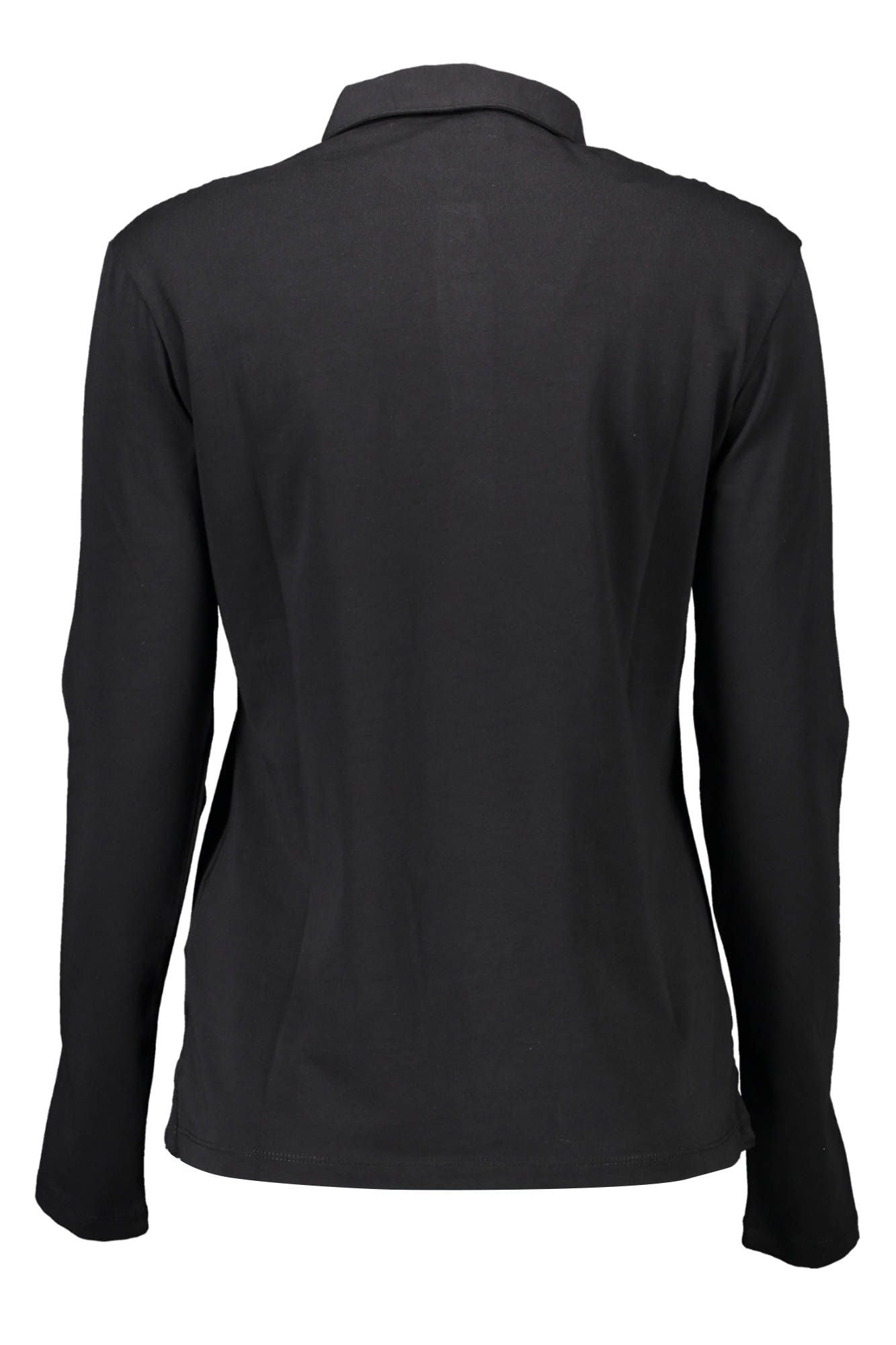 Black Cotton Polo Shirt