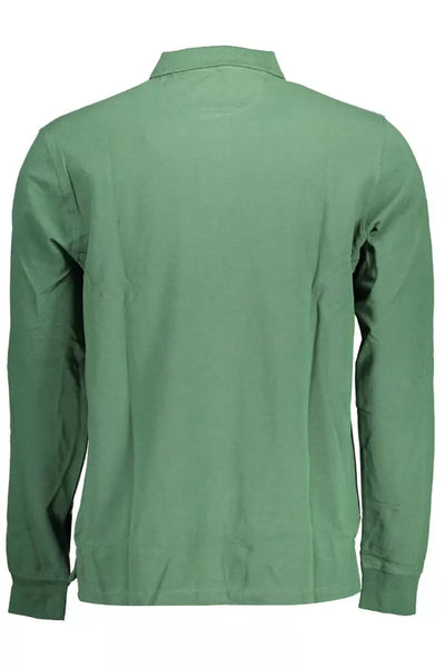 Green Cotton Polo Shirt