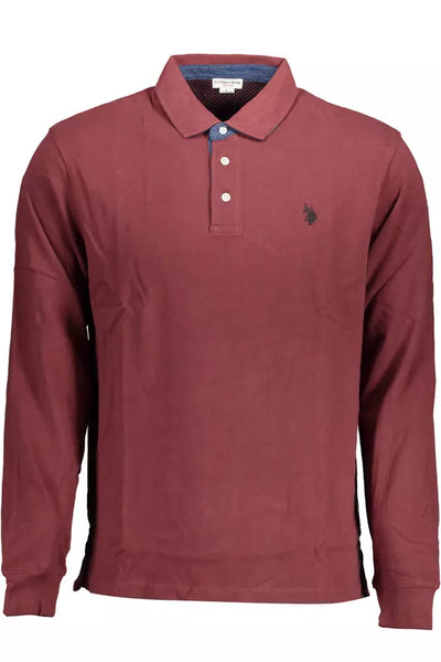 Purple Cotton Polo Shirt