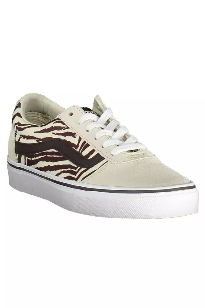 Beige Polyester Sneaker