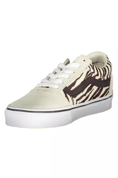 Beige Polyester Sneaker