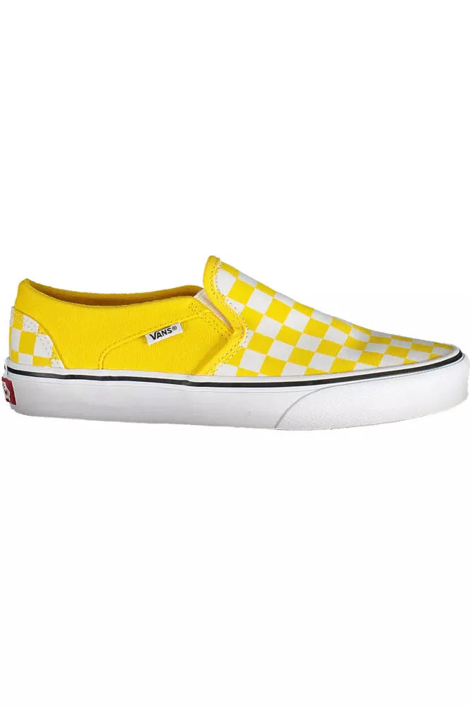 Yellow Polyester Sneaker