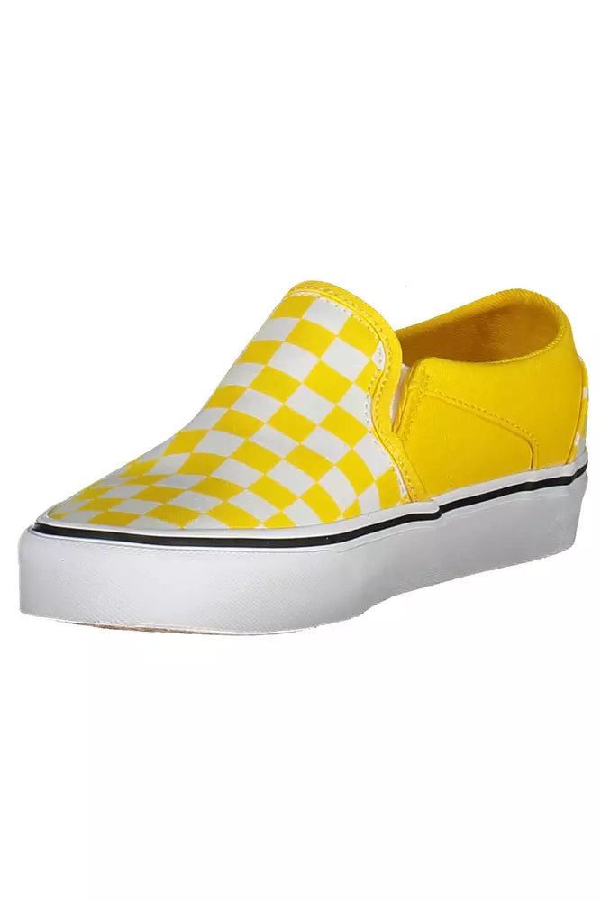 Yellow Polyester Sneaker