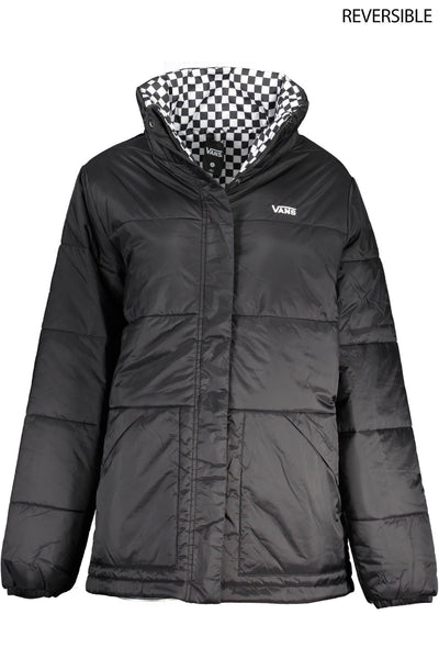 Black Nylon Jackets & Coat