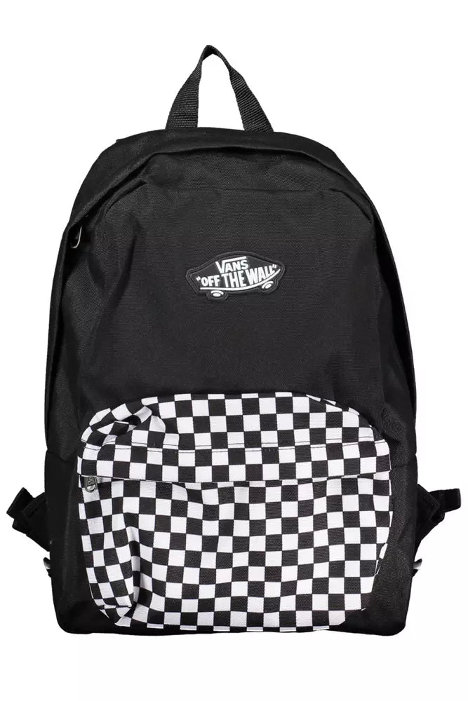 Black Polyester Backpack