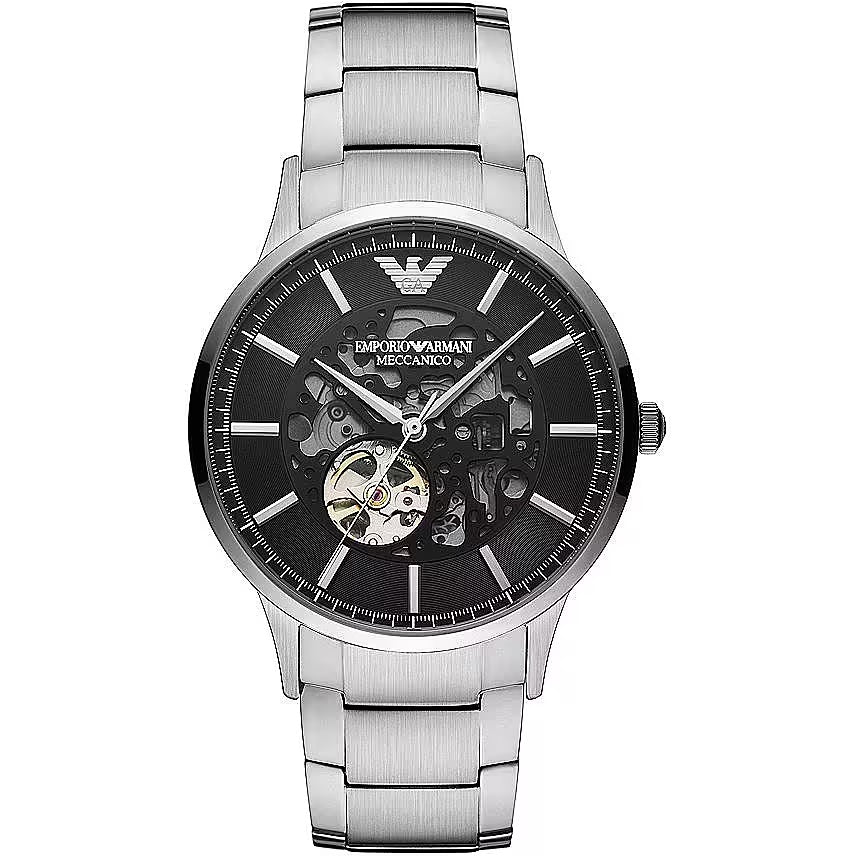 Silver Steel Automatic Watch