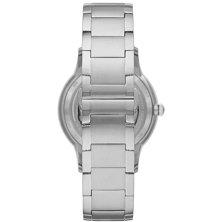 Silver Steel Automatic Watch