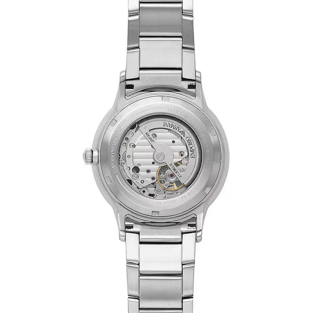 Silver Steel Automatic Watch