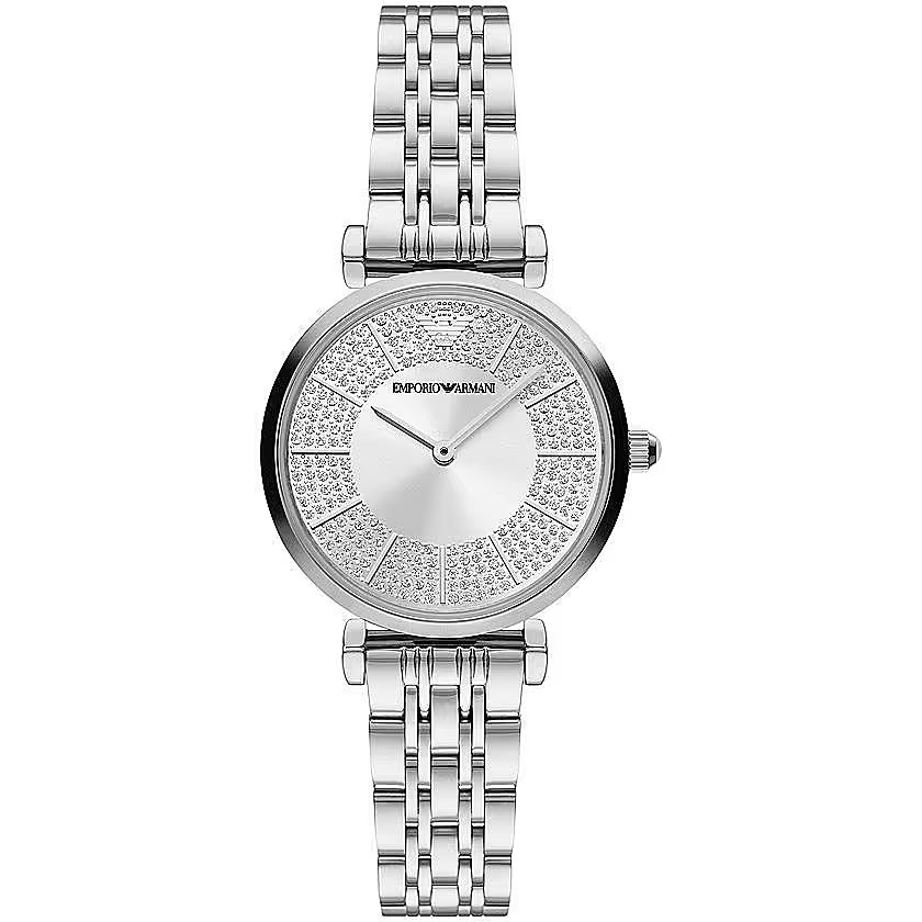 Silver Steel Quartz Watch